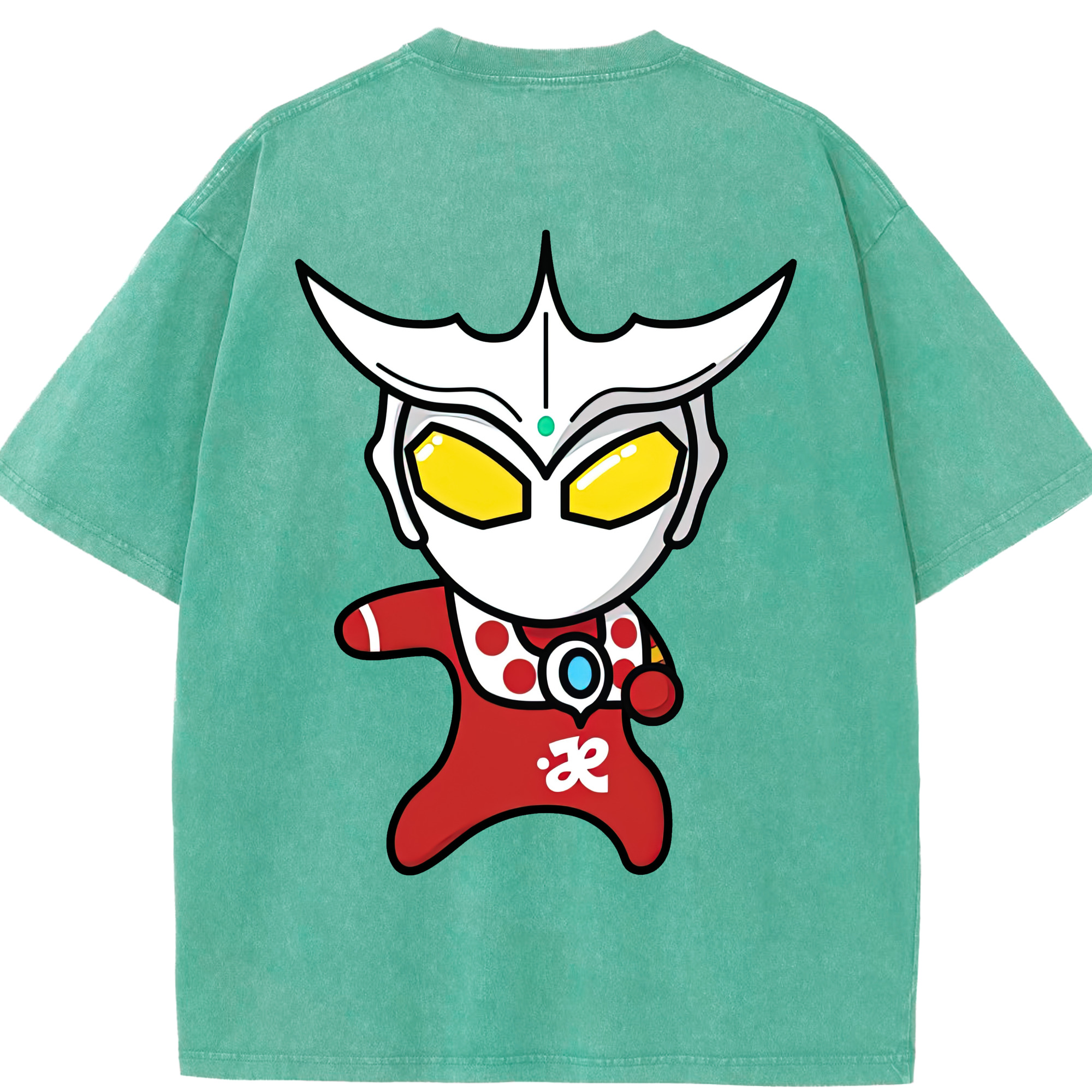 （画像用） ウルトラマン Ultraman 綿100% ヴィンテージ風 半袖Tシャツ（背面プリント）